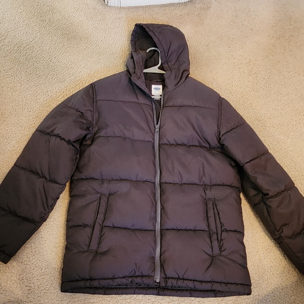Boys Classic Black Puffer Jacket